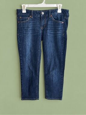 American Eagle Dark Wash Stretch Slim Jeans Size 6 Regular